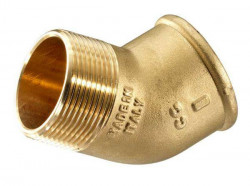 Coude en laiton 45° mâle/filet intérieur 1