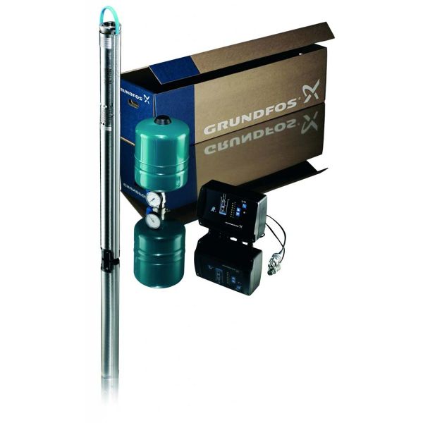 Installation d'eau avec la pompe submersible Grundfos SQE 3-105 / 96524508